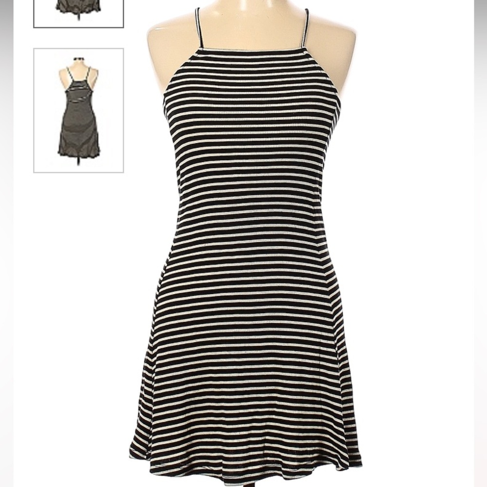 A-line striped Brandy Melville Dress